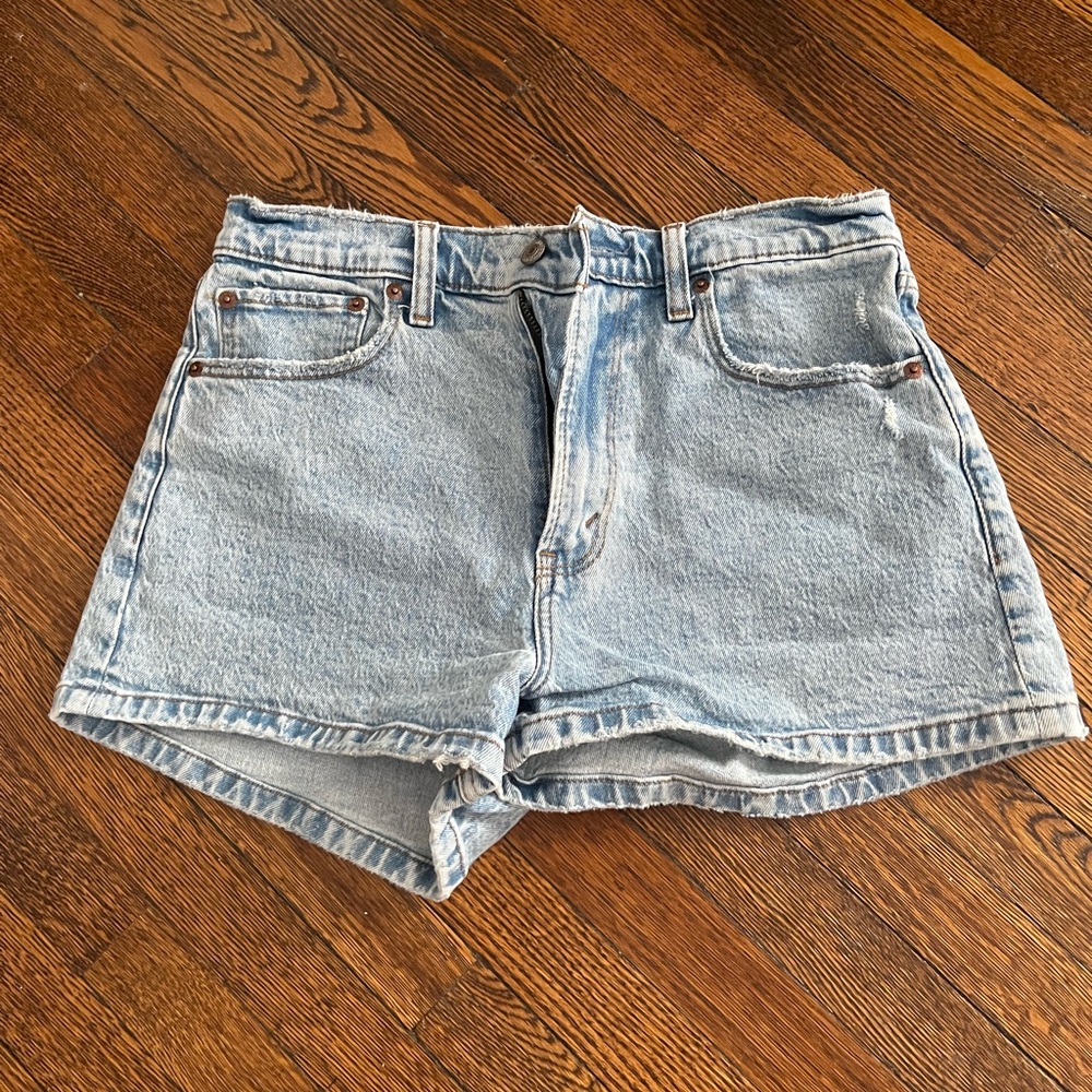 Abercrombie & Fitch Light Blue Jean Shorts
